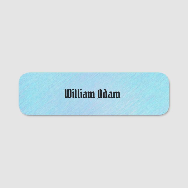 Blue Ocean Name Tag Namensschild (Vorderseite)