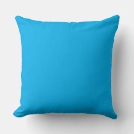 Blue Ocean Solid Color, Modern, Simple, Trendy Kissen