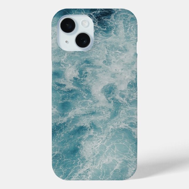 Blue Ocean Summer Beach Waves Case-Mate iPhone Hülle (Rückseite)