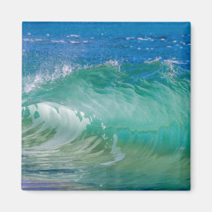Blue Ocean Summer Beach Waves Magnet