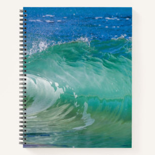 Blue Ocean Summer Beach Waves Notizbuch