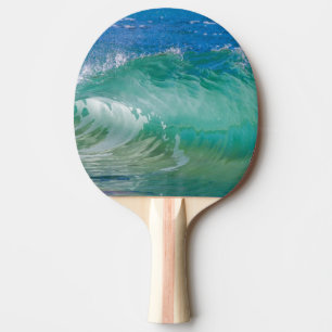 Blue Ocean Summer Beach Waves Tischtennis Schläger