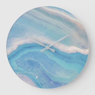 Blue Ocean Wall Clock Große Wanduhr