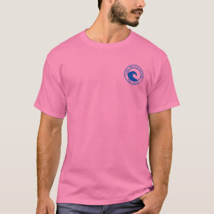 Blue Ocean Wave Circle Design Long Beach Island T-Shirt