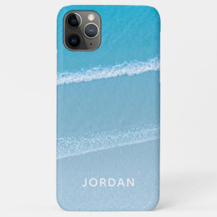Blue Ocean Waves Mit Monogramm Case-Mate iPhone Ca Hülle