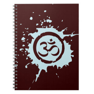 Blue Om Bio Planet Notebook Journals Notizblock