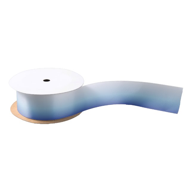 Blue Ombre Gradient Satinband (Spule)