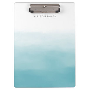 Blue Ombre Klemmbrett