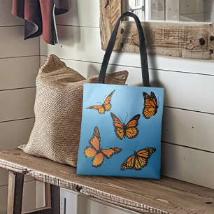Blue Ombre Monarch Butterflies