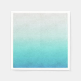 Blue Ombre Party Napkins Serviette