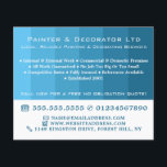 Blue Ombre Streifen, Maler und Dekorator Flyer<br><div class="desc">Blue Ombre Streifen,  Maler & Dekorator Werbung Flyer durch den Business Card Store.</div>