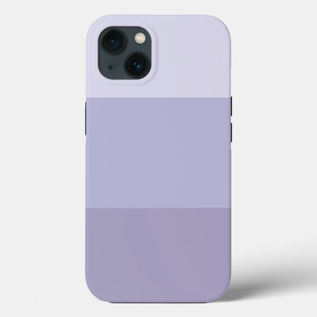 Blue Ombre Striping Case-Mate iPhone Hülle (Rückseite)