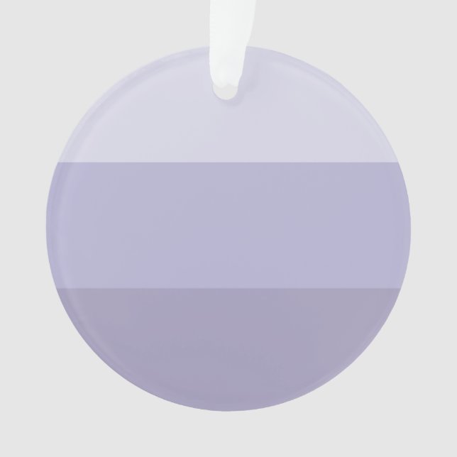 Blue Ombre Striping Ornament (Vorderseite)