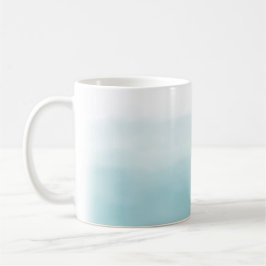 Blue Ombre Wassercolor Kaffeetasse