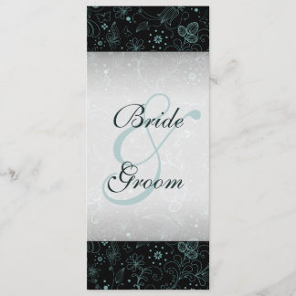 Blue on Black Floral Border Program Programm
