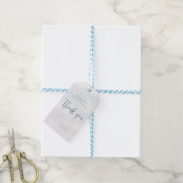 Blue On Cloud Nine Elegante Brautparty Vielen Dank Geschenkanhänger