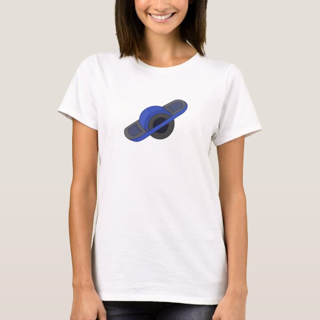 Blue One Wheel T-Shirt (Vorderseite)