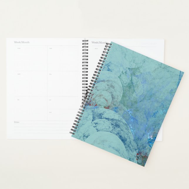 Blue Opal Abstrakt Planer (Anzeige)
