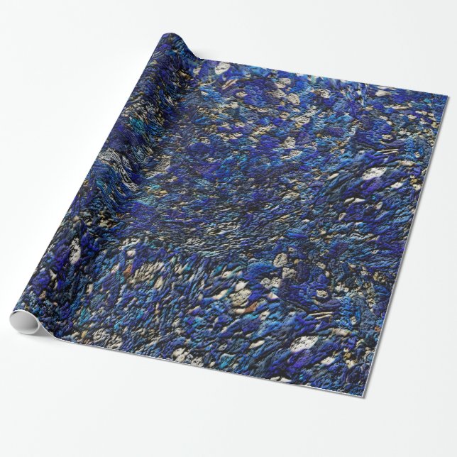 Blue Opal Geschenkpapier (Ungerollt)