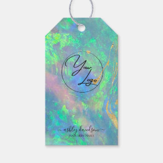 Blue Opal Gift Tags | Logo-Business-String-Tags Geschenkanhänger