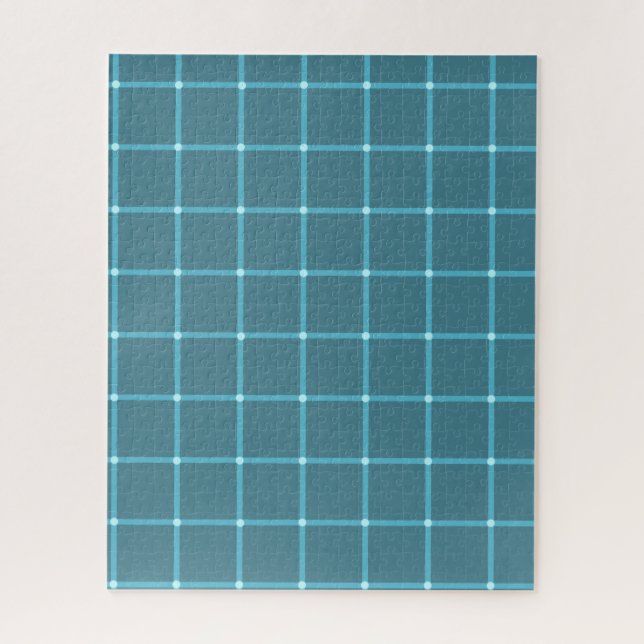 Blue Optical Illusion Hard Difficult Challenging Puzzle (Vertikal)