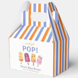 Blue Orange Fruchtseis Creme Popcicle Baby Dusche Geschenkschachtel