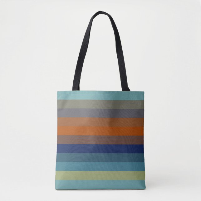 Blue, orange, green, and gray stripes (Vorderseite)