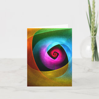 Blue Orange Pink Modernes Abstraktes Kunstmuster # Karte