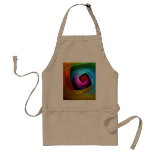 Blue Orange Pink Modernes Abstraktes Kunstmuster # Schürze