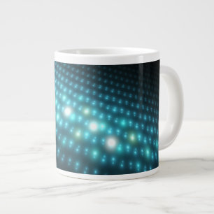 Blue Orbs 3D Jumbo-Tasse