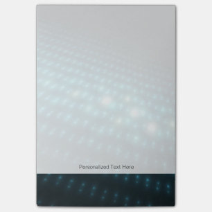 Blue Orbs 3D Post-it Klebezettel