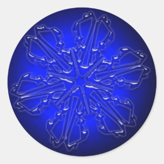 Blue Ornament Sticker