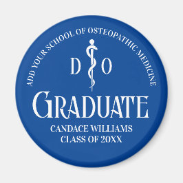 Blue Osteopathic Medical School Graduation Party Magnet