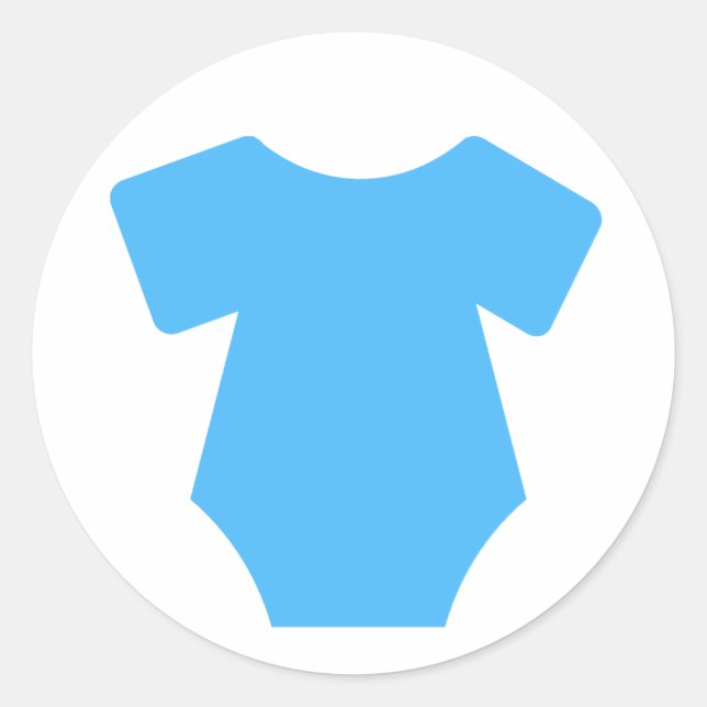Blue Outfit Sticker (Vorderseite)