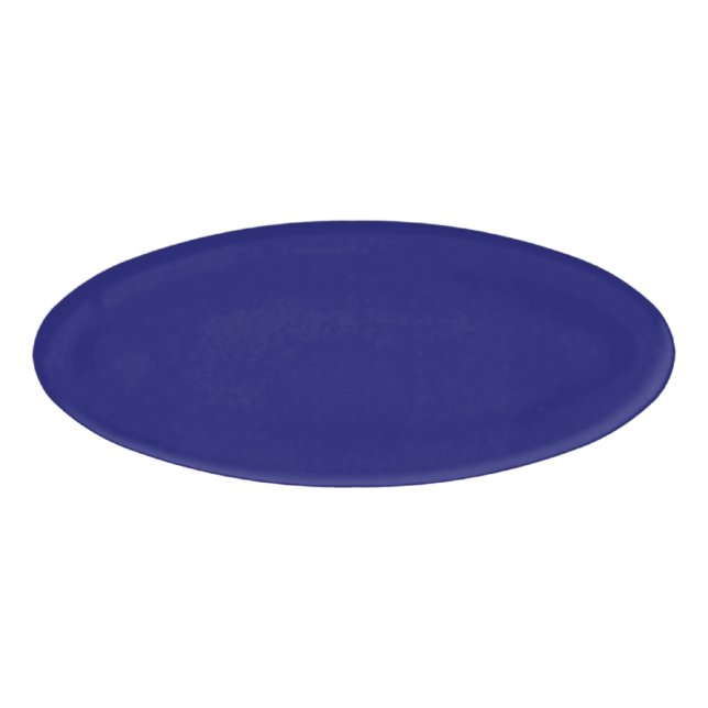 Blue Oval Mitternacht Namenschild (Vorderseite)