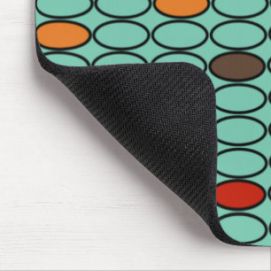 Blue Ovals der 1970er Jahre Mousepad