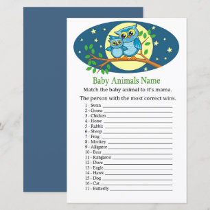 Blue Owl Baby Animes Name Game