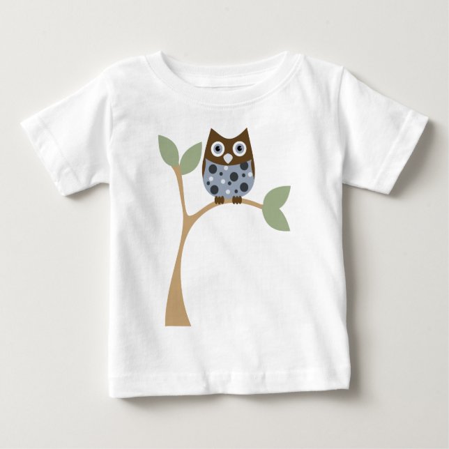 Blue Owl Baby T-shirt (Vorderseite)