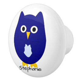 Blue Owl Design Personalised Keramikknauf