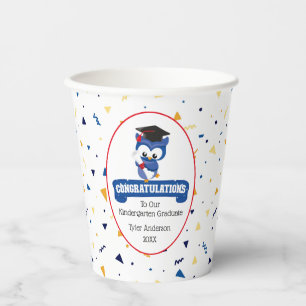 Blue Owl Kindergarten Abschluss 8 oz Paper Cup Pappbecher