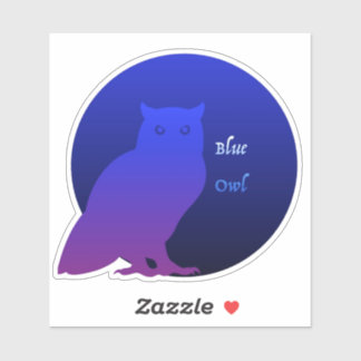 Blue Owl Logo-Aufkleber Aufkleber
