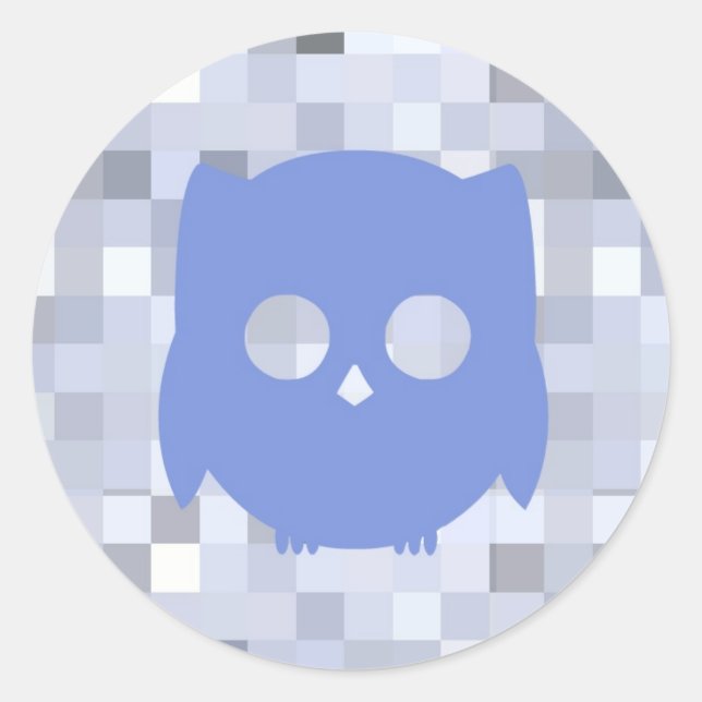 Blue Owl Sticker (Vorderseite)