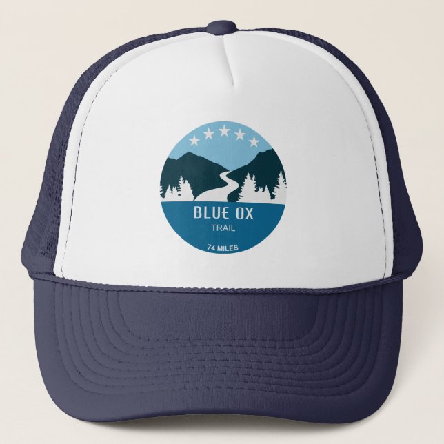 Blue Ox Trail Truckerkappe (Vorderseite)