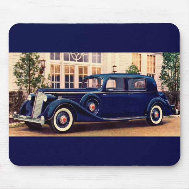 Blue Packard 1936 Mousepad (Vorne)