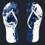 Blue Paint Spritzer - Hochzeitsfeier - Flip Flops<br><div class="desc">Der blaue Spritzer schmückt Flip Flops, die Teil des Spritzer Hochzeitsdesigns sind. Das ganzjährig blaue Hochzeitsangebot eignet sich hervorragend, um den Gästen bei einer Hochzeit am Strand alternative Schuhe anzubieten. Unterscheidet sich die königsblaue Farbe von der, die Sie sich vorgestellt haben? Ändere es! Browsen Sie im Plan to Wed Store...</div>