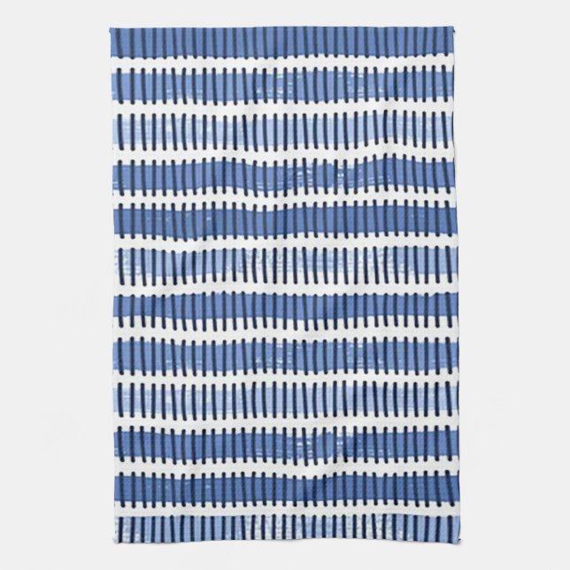 "Blue Paint Strokes" Küchentücher (Vertikal)