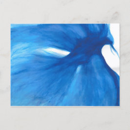 Blue Painted Phoenix Standard Postcard Feiertagspostkarte