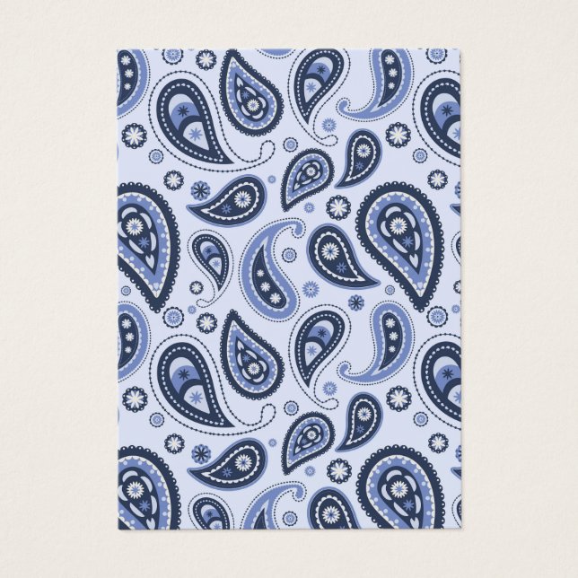 Blue Paisley Pattern (Vorderseite)