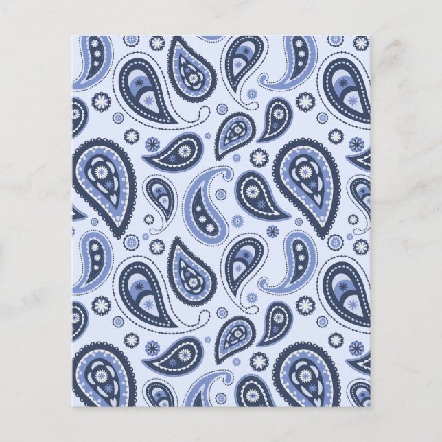 Blue Paisley Pattern (Vorderseite)
