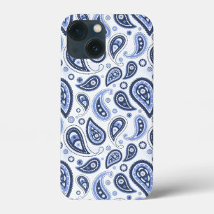 Blue Paisley Pattern Case-Mate iPhone Hülle